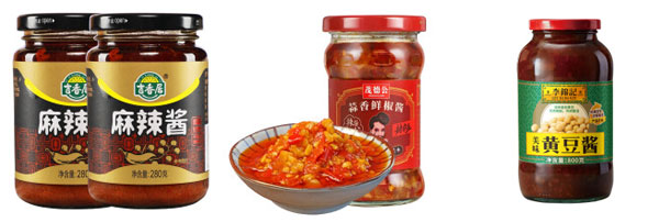辣椒醬灌裝機(jī)設(shè)備包裝樣品圖