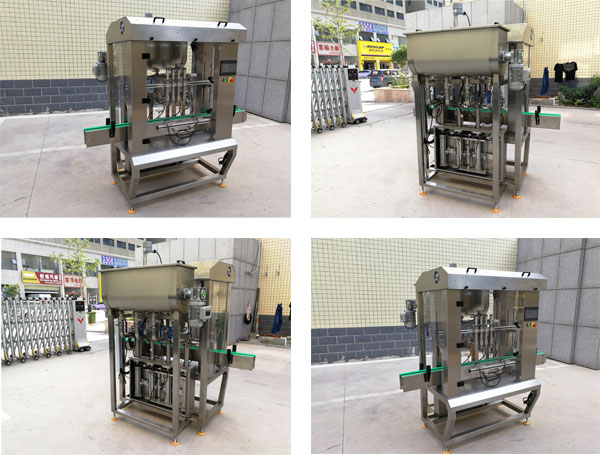 辣椒醬灌裝機-多功能化辣椒醬灌裝機生產(chǎn)線設(shè)備車間圖